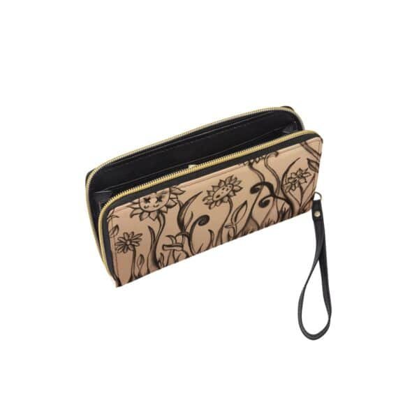 Shadow Zip Clutch with Strap - Image 3