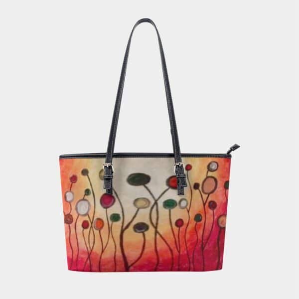 Poppy Vegan Leather Tote - Image 3