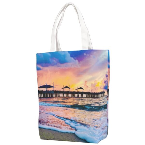 Pompano Canvas Shopping Tote - Image 2