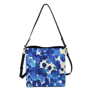 Blueberry Vegan Leather Crossbody