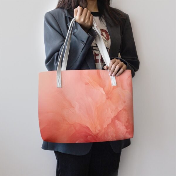 Dream Petal Vegan Leather Casual Tote - Image 2