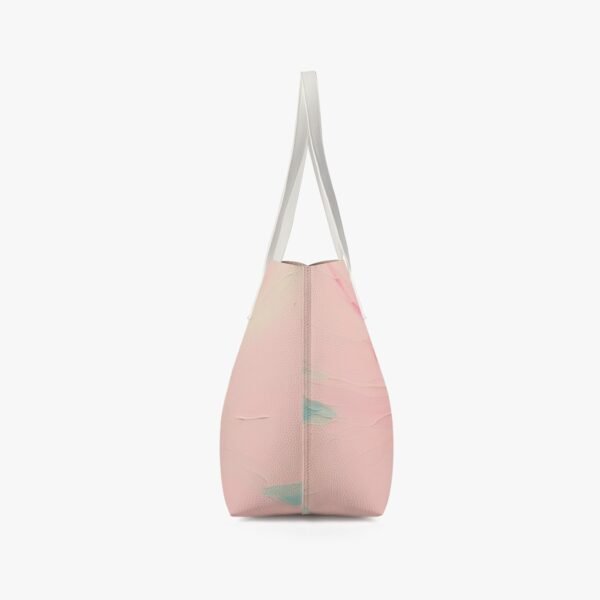 Dream Watercolor Vegan Leather Casual Tote - Image 5