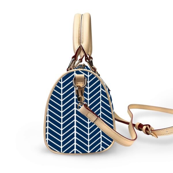 Chevy Vegan Leather Barrel Crossbody Handbag - Image 5