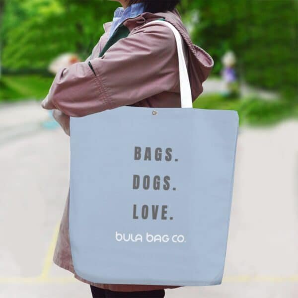 Bags Dogs Love Canvas Shopping Tote