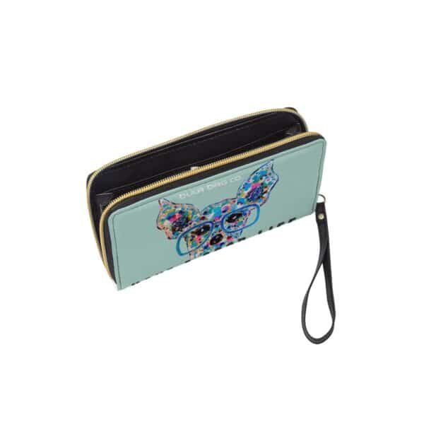 Sparkles Zip Clutch with Strap - Image 3