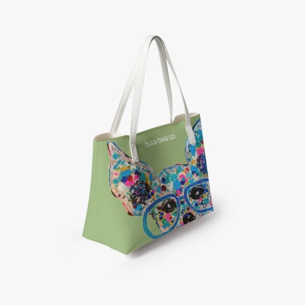 Boone Vegan Leather Casual Tote - Image 9