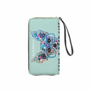 Sparkles Zip Clutch with Strap