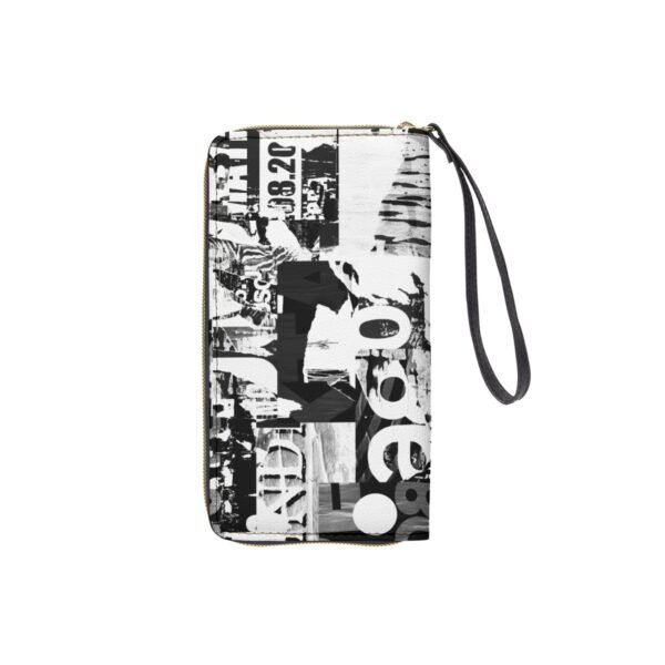 Vision Zip Clutch with Strap - Image 4