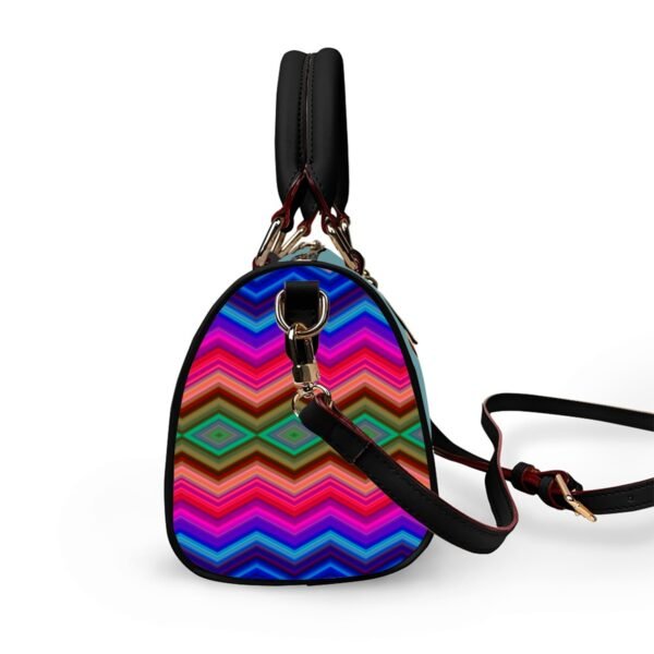 Sparkles Vegan Leather Barrel Crossbody Handbag - Image 2