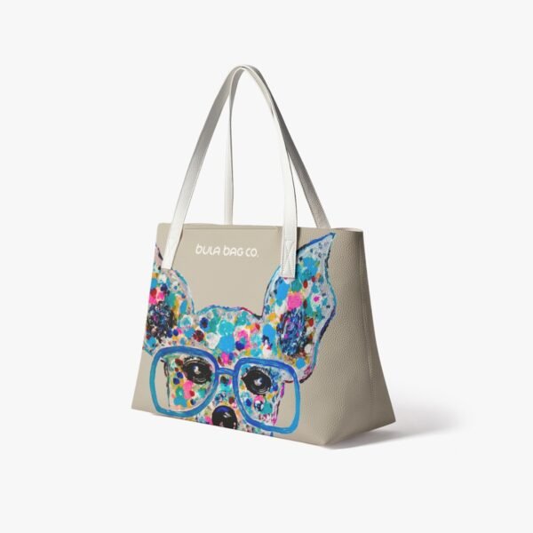 Boone Vegan Leather Casual Tote - Image 7